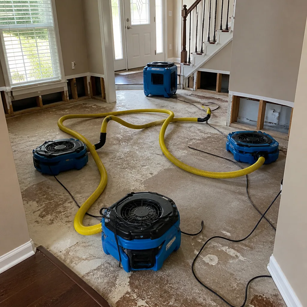 Water damage drying